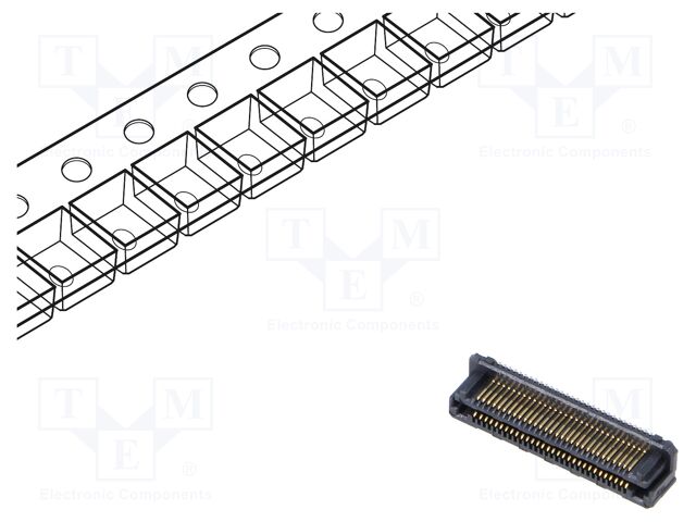 Connector: PCB to PCB; hermaphrodite; PIN: 60; 0.5mm; LSHM; SMT