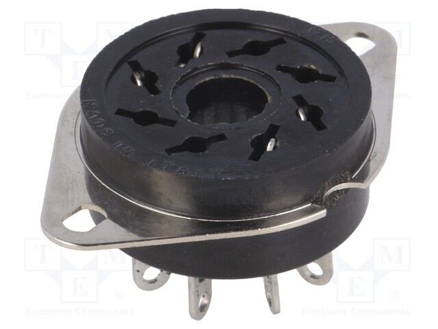 Socket; PIN: 8; 10A; 250VAC; Mounting: on panel; Series: MT; -40÷80°C