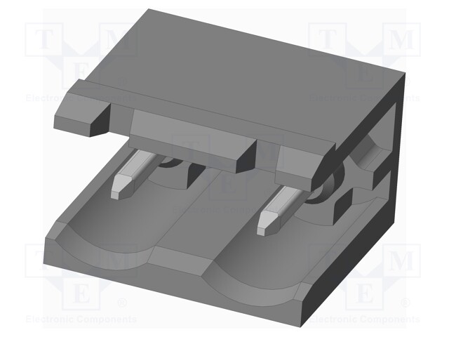 Connector: pluggable terminal block; socket; male; on PCBs