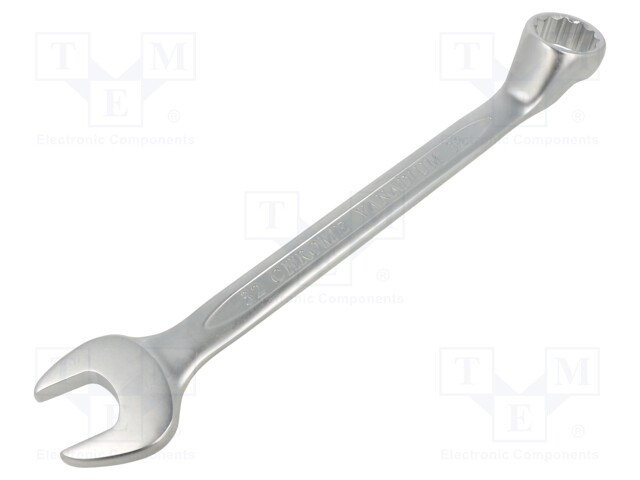 Wrench; bent,combination spanner; 32mm; Chrom-vanadium steel