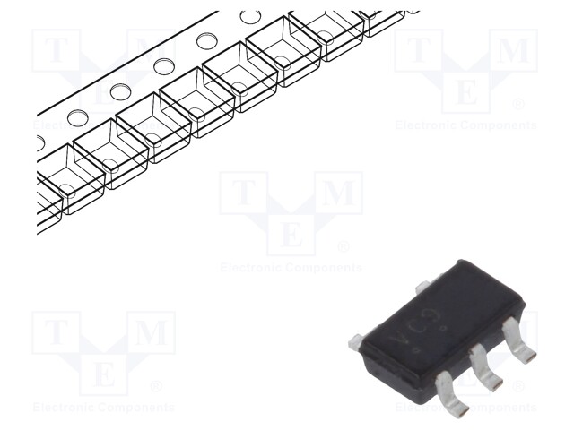 IC: digital; inverter,Schmitt trigger; NOT; Channels: 1; IN: 1; SMD