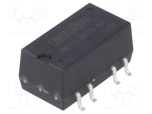 Converter: DC/DC; 1W; Uin: 21.6÷26.4V; Uout: 12VDC; Uout2: -12VDC