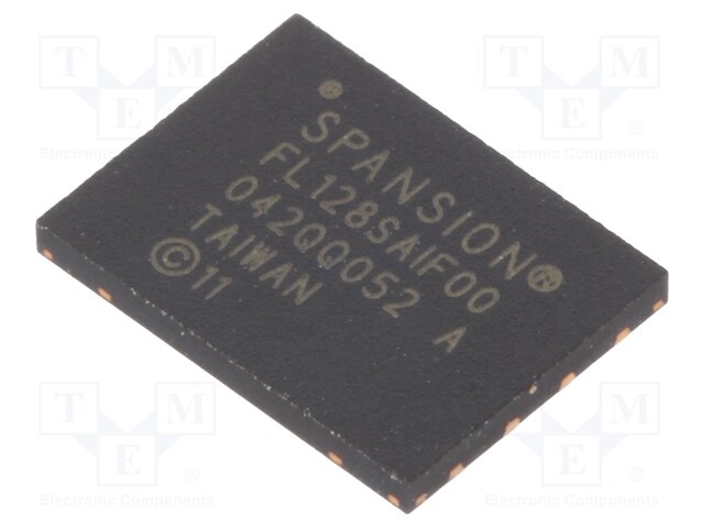 FLASH memory; 128Mbit; SPI; 133MHz; 2.7÷3.6V; WSON8; serial