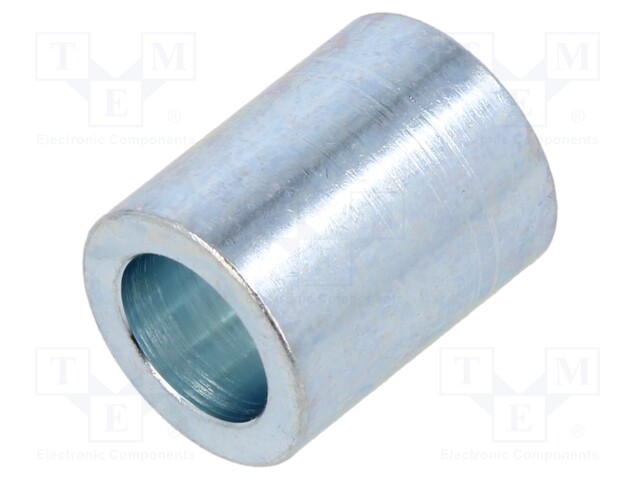 Spacer sleeve; 10.5mm; cylindrical; steel; zinc; Out.diam: 20mm