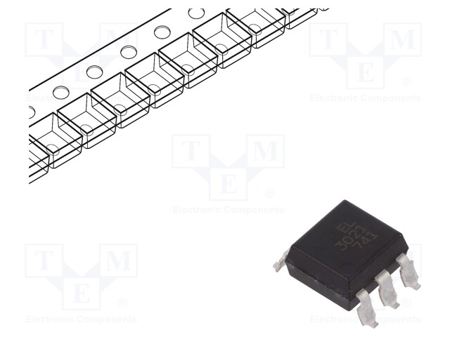 Optotriac; 5kV; triac; Gull wing 6; Channels: 1; 100V/μs