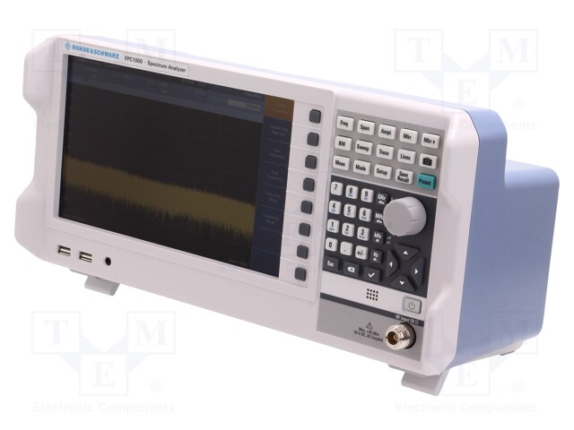 Spectrum analyzer; Display 1: WXGA 10,1" (1366x768),color; 1GHz