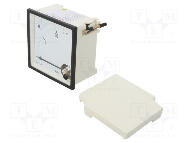 Meter: panel; analogue; 0/10÷20A; True RMS; Iin: 10/20A; Class: 1,5