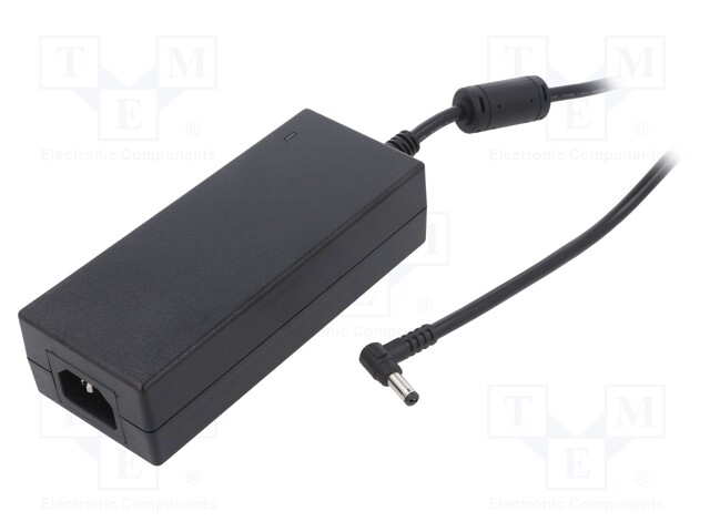 Power supply: switched-mode; 24VDC; 4.17A; Out: 5,5/2,1; 100W; 89%