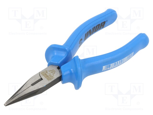 Pliers; half-rounded nose; 140mm; Conform to: DIN/ISO 5745