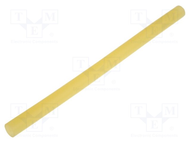 Hot melt glue; Ø: 11mm; yellow transparent; L: 200mm