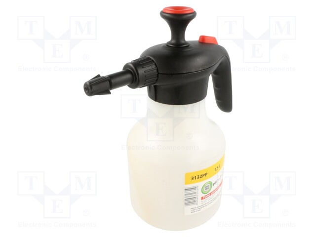 Compression sprayer; to acids; plastic; 1.5l; 3bar; Seal: FPM