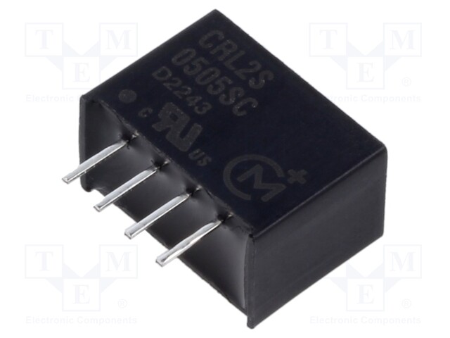 Converter: DC/DC; 2W; Uin: 4.5÷5.5V; Uout: 5VDC; Iout: 400mA; SIP