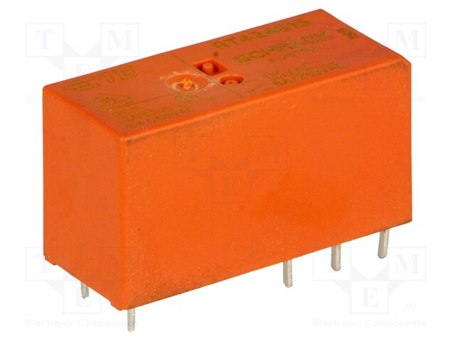 Relay: electromagnetic; DPDT; Ucoil: 115VAC; 8A/250VAC; 8A/30VDC