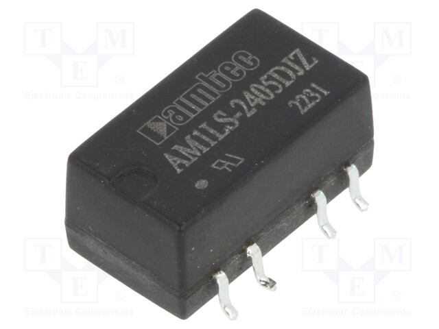 Converter: DC/DC; 1W; Uin: 21.6÷26.4V; Uout: 5VDC; Uout2: -5VDC; SMD