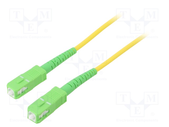 Fiber patch cord; OS2; SC/APC,both sides; 2m; LSZH; yellow