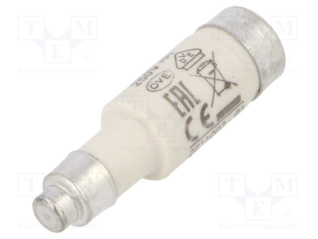 Fuse: fuse; gG; 6A; 400VAC; 250VDC; ceramic; D01; D0