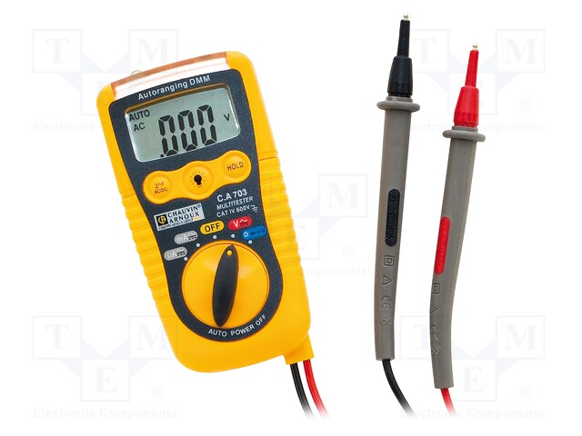 Digital multimeter; LCD (1999); VDC: 200m/2/20/200/600V