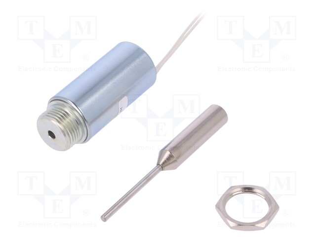 Electromagnet: push; Usup: 24VDC; Power: 10W; Force: 28.9N; 77.4Ω