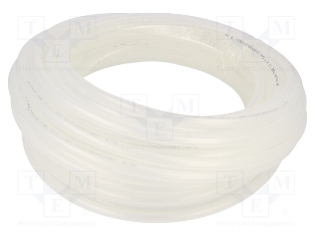 Pneumatic tubing; 17bar; L: 25m; polyamide 6; white