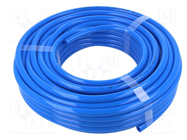 Pneumatic tubing; 10bar; L: 25m; polyurethane; blue