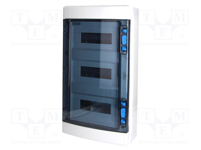 Enclosure: for modular components; IP65; white; No.of mod: 36