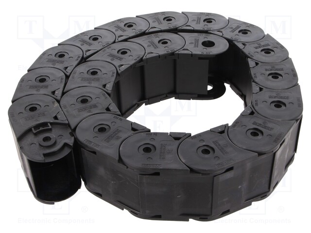 Cable chain; Series: Protection; Bend.rad: 125mm; L: 1040mm