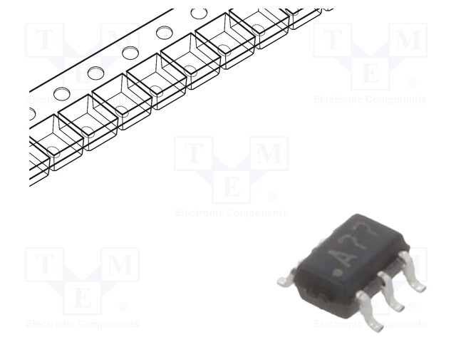 Operational Amplifier, 1 Amplifier, 1.4 MHz, 0.42 V/µs, 1.8V to 5V, SC-70, 6 Pins