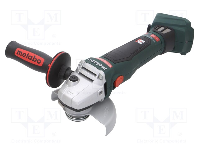 Angle grinder; Power supply: Li-Ion 18V rechargeable battery