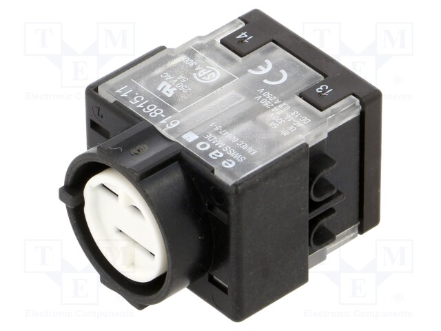 Contact block; 61; -25÷55°C; Leads: connectors; Contacts: NO; 5A