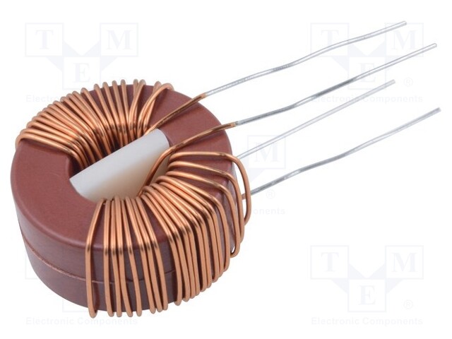 Inductor: wire; THT; 4.7mH; 5A; 38mΩ; -40÷70°C; 10kHz; vertical