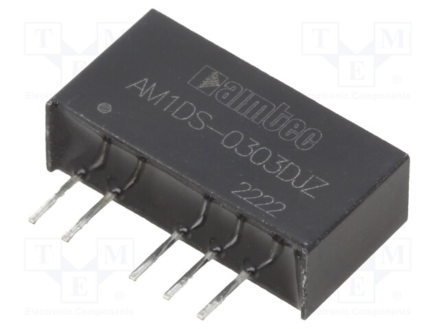 Converter: DC/DC; 1W; Uin: 2.97÷3.63V; Uout: 3.3VDC; Uout2: -3.3VDC