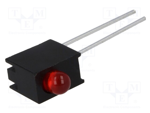 LED; in housing; orange; 3mm; No.of diodes: 1; 20mA; 60°; 2.1÷2.5V