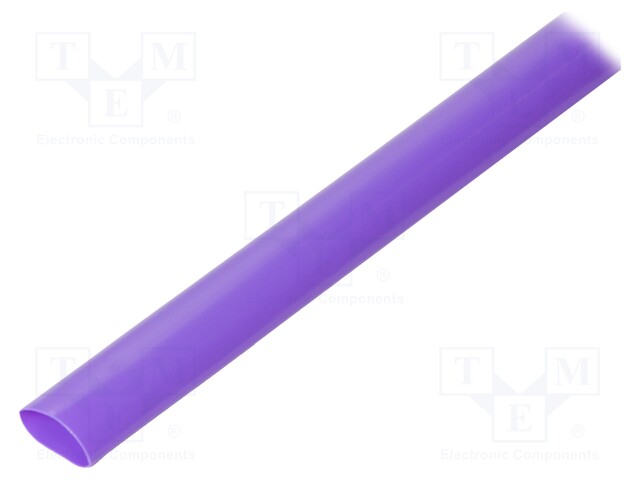 Heat shrink sleeve; glueless; 2: 1; 25.4mm; L: 1m; violet