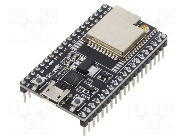 Module: development kit; GPIO,I2C,I2S,SPI,UART,WiFi; Flash: 4MB