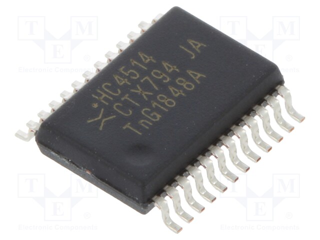 IC: digital; 4-to-16 lines,decoder,demultiplexer; SMD; SSOP24