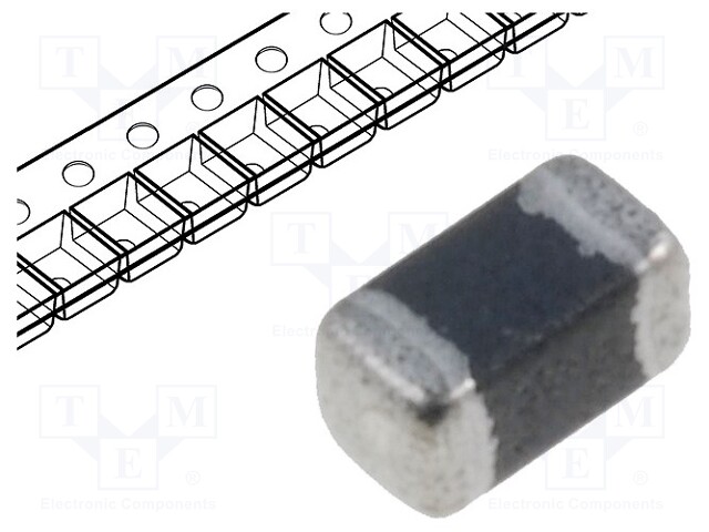 Ferrite: bead; Imp.@ 100MHz: 600Ω; Mounting: SMD; 1.8A; Case: 1206