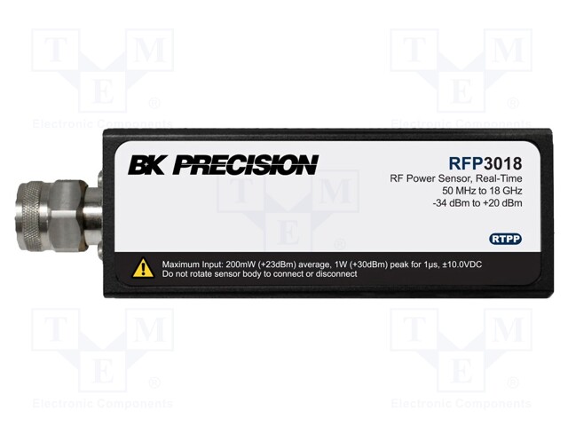 RF peak power sensors; 50MHz÷18GHz