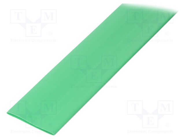 Heat shrink sleeve; glueless; 2: 1; 50.8mm; L: 1m; green