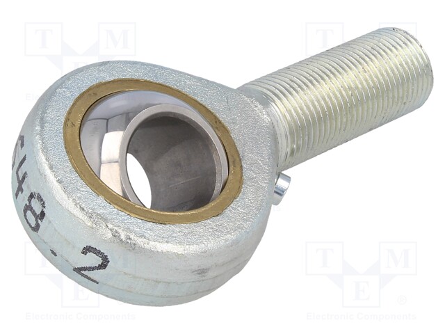 Ball joint; 18mm; Thread: M18; Mat: steel; Plating: zinc; Pitch: 1,5