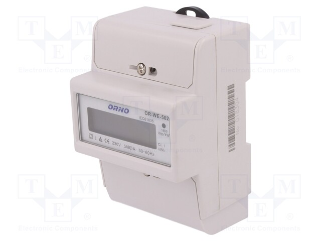 Controller; IP20; DIN; Ioper.max: 80A; -20÷45°C; 0.4W; Display: LCD