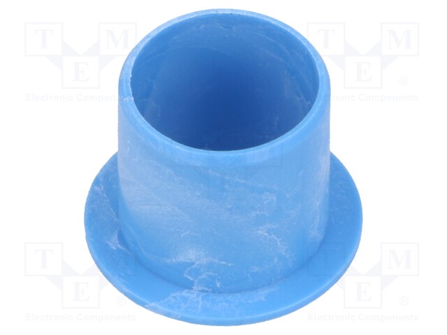 Bearing: sleeve bearing; with flange; Øout: 17mm; Øint: 15mm; blue