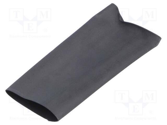 Heat shrink sleeve; thin walled; 3: 1; 18mm; L: 30m; black