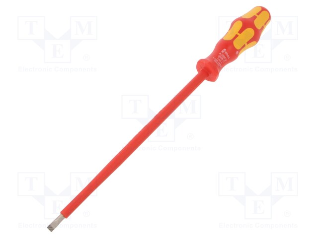 Screwdriver; insulated; slot; 5,5x1,0mm; Blade length: 200mm