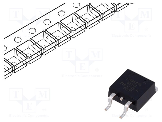 Transistor: N-MOSFET; unipolar; 60V; 36A; Idm: 201A; 86W; SOT404