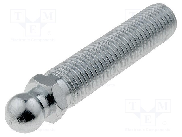 Pin; M16; Plunger mat: steel; Ø: 14mm; Plating: zinc