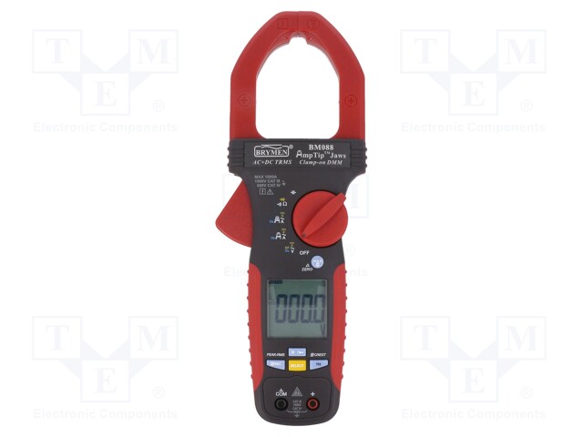 AC/DC digital clamp meter; Øcable: 51mm; LCD (6000); True RMS