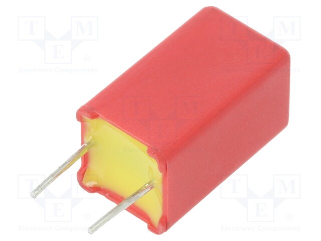 Capacitor: polypropylene; 2.2uF; 5mm; ±10%; 7.2x7.2x13mm; 7.5V/μs