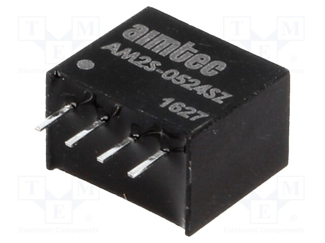 Converter: DC/DC; 2W; Uin: 4.5÷5.5V; 24VDC; Iout: 80mA; SIP4; 1.8g