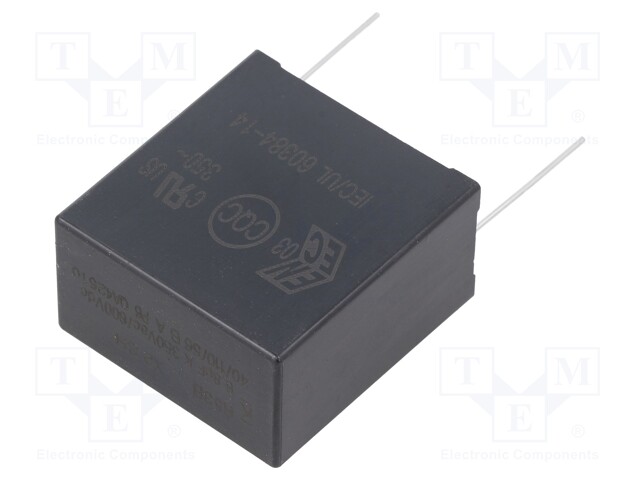 Capacitor: polypropylene; 6.8uF; Body dim: 24x44x42mm; THT; ±10%