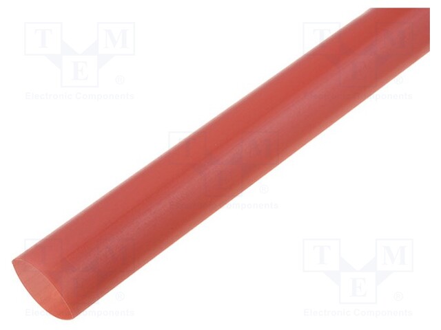 Heat shrink sleeve; 12.7mm; L: 1m; 2: 1; brown; Temp: -55÷125°C